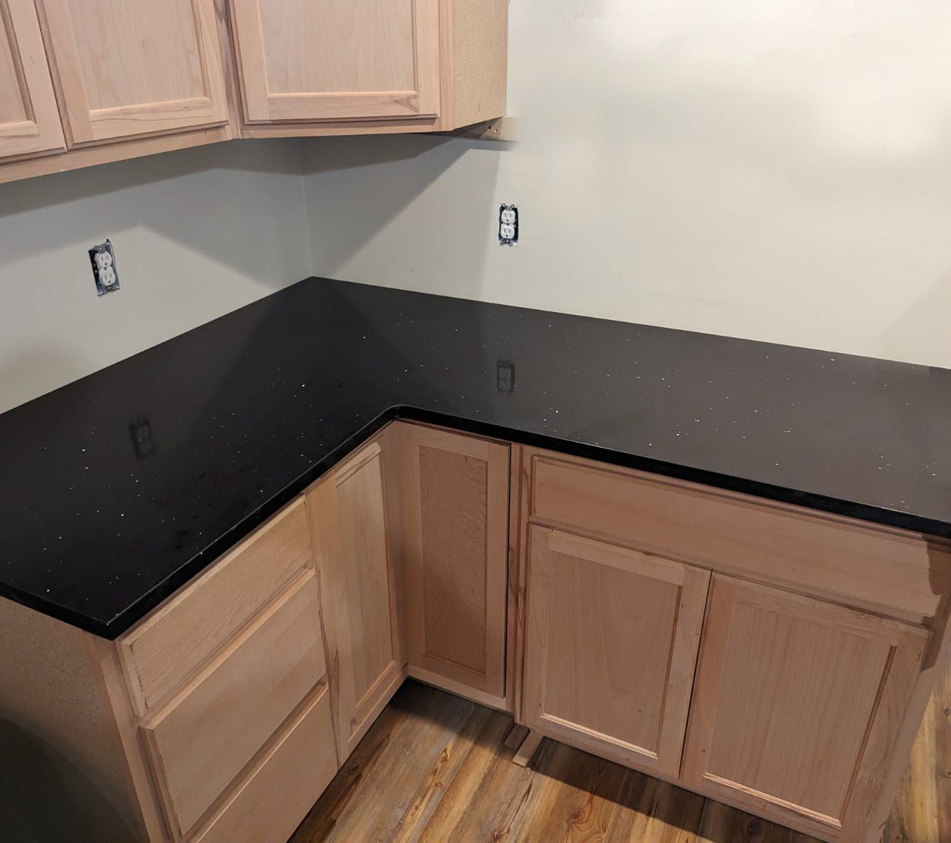 Starry Night Quartz Countertops   Starry Night Granite Corner Countertop 6a017e3f70 